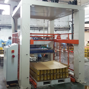 Thực phẩm ăn trưa thịt cá ngừ tin có thể sản xuất dây chuyền đóng Gói máy móc sắt nắp chai thủy tinh từ palletizer depalletizer - Product Image 5