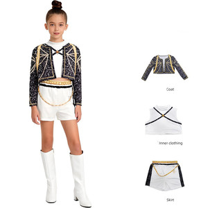 Disfraz de Cosplay de <span class=keywords><strong>Anime</strong></span> Kpop Demon Hunter para Niñas, Conjuntos de <span class=keywords><strong>Ropa</strong></span> Estilo Niña, <span class=keywords><strong>Ropa</strong></span> para Actuaciones Escénicas Infantiles - Product Image 5
