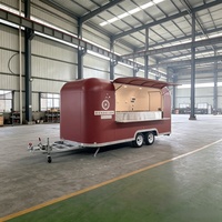 Camion de restauration mobile, camions de restauration équipés, remorque alimentaire avec cuisine complète, camion de crème glacée, remorque de concession