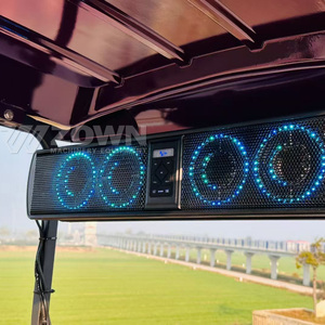 Carrito de golf eléctrico todoterreno elevado de 2 plazas con barra de luces LED para caza y patrullaje de propiedades - Product Image 4