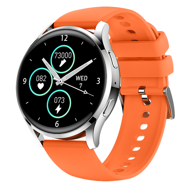 Orange Blue Black S37 Slim  Devices Waterproof Health Monitor Intelligent Round Sport   Smart Watch OEM Factory