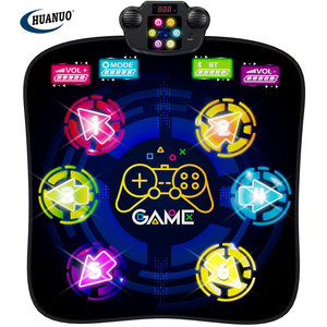 Tapis de danse électronique pour enfants avec 6 lumières LED, musique Bluetooth, 5 modes de <span class=keywords><strong>jeu</strong></span>, cadeaux, jouets - Product Image 1