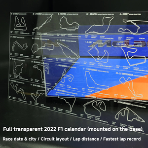 Tùy chỉnh 1/8/24/36/64 cao minh bạch Xe mô hình <span class=keywords><strong>Acrylic</strong></span> hiển thị hộp bụi che <span class=keywords><strong>Acrylic</strong></span> Hộp - Product Image 5