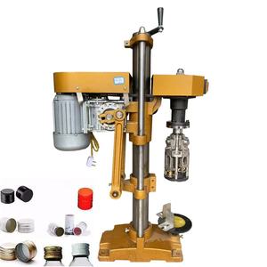 Aluminum wine stelvin screw ropp capper glass bottle capping machine semi automatic aluminium threaded lid capping machine