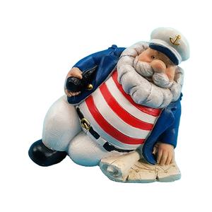 Phong Cách Hải Lý Thủ Công Nhựa Thủy Thủ Bức Tượng Vẽ Tay Đại Dương Chủ Đề Lưu Niệm Cho Trang Trí Nội Thất Bằng Thủ Công Mỹ Nghệ - Product Image 2