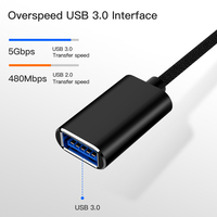 Câble D'extension USB USB 3.0 Mâle à Femelle Câble Pour PC Clavier Imprimante Caméra Souris Contrôleur de Jeu Mini D'extension USB câble