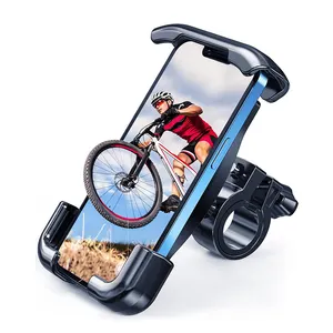 Evrensel silikon su geçirmez motosiklet açık dağ bisikleti kolu koltuk cep telefon tutucu