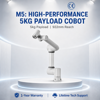 Robot de soudage Cobot, robot de soudage à 6 axes, bras de robot de soudage avec une charge utile de 5 kg, portée de 922 mm, bras de soudage robotisé, soudeuse MIG TIG