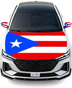 Fundas <span class=keywords><strong>para</strong></span> Capó y Espejos Laterales de Coche con la Bandera de Puerto Rico, Ajuste Universal, Colores Vibrantes, Accesorios Patrióticos <span class=keywords><strong>para</strong></span> Coches - Product Image 1