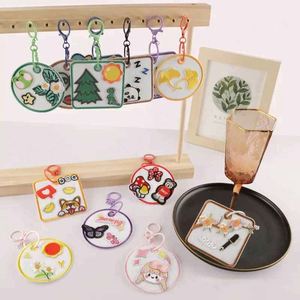 Sales Promotion Korea Personalized Cloth Iron on Patch Kids Diy Metal Cute Candy Color Name Tag Strap Keychain - Product Image 1