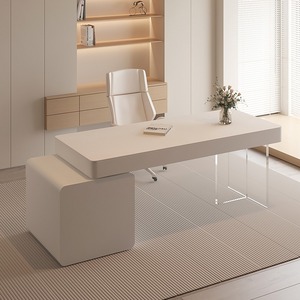 Muebles de oficina ejecutivos minimalistas duraderos para el hogar, escritorio de mesa para presidente y gerente - Product Image 1