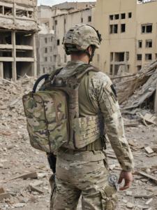 Cabrio & zusammen klappbare Gasmaske Bein beutel oder Rucksack für Platten träger Tactical Gear Chaleco Tactico Trink system MU - Product Image 6