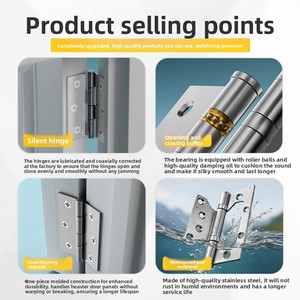 Thép Không Gỉ Gấp Mini Cửa Tủ Bản Lề Cho Cửa Gỗ Hoàn Chỉnh Đồ Nội Thất Phụ Kiện Phần Cứng Lianhua LM-26 - Product Image 2