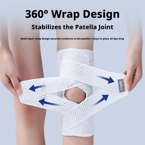 Rodillera con Estabilizadores Laterales <span class=keywords><strong>para</strong></span> Rotura Meniscal, Dolor <span class=keywords><strong>de</strong></span> Rodilla, Lesiones <span class=keywords><strong>de</strong></span> LCA y LCM, Artritis, Recuperación, Soporte Transpirable y Ajustable <span class=keywords><strong>para</strong></span> la Rodilla - Product Image 5