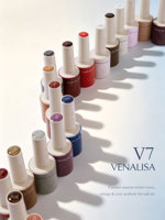 VENALISA Nouveau Vernis à Ongles Gel UV 10ml Sans TPO Sans HEMA Esmaltes 126 Couleurs Base/Top Mat/Pailleté/Œil de Chat Gel Soak Off