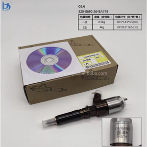 อะไหล่เครื่องยนต์ดีเซลคุณภาพสูง LANXIN สำหรับรถขุด 2645A749 หัวฉีดน้ำมันเชื้อเพลิง 320-0690 หัวฉีดคอมมอนเรล CAT320D C6.6 - Product Image 2