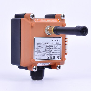 Telecrane F21-2S ตัวส่งสัญญาณและตัวรับสัญญาณรีโมทคอนโทรลแบบความเร็วเดียว2ปุ่ม - Product Image 3