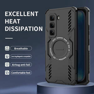 Tùy Chỉnh Ưa Thích Chống-Thả Từ Không Dây Sạc Điện Thoại Trường Hợp Tản Nhiệt Cho Infinix Hot 50/60 Pro Lưu Ý 50S - Product Image 2