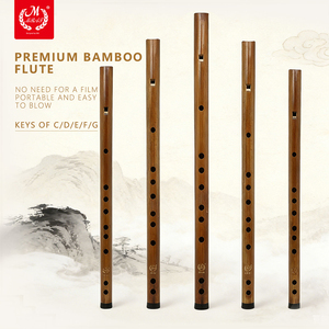 Flauta de Bambú Amargo MBAT ZD-05, Instrumento Musical Tradicional Étnico Hecho a Mano con Tonos C D E F G - Product Image 3