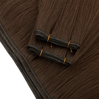 Extensions de cheveux humains Qingdao Rawhair Premium Genius Weft, sans retours, design léger, vente en gros directe usine