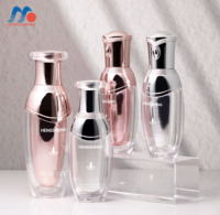 Botol Kosmetik Plastik Bentuk Jamur Warna Perak 50ml 100ml  Perawatan Kulit Set Botol Lotion  Ready Stock