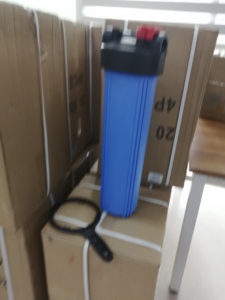 Sistema di filtrazione dell'acqua domestica alloggiamento del filtro in plastica blu sottile alloggiamento del filtro UDF CTO PP da 10 ''alloggiamento del filtro blu grande - Product Image 6