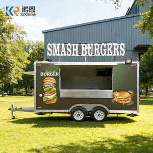 Remolque de Comida <span class=keywords><strong>para</strong></span> Hamburguesas <span class=keywords><strong>para</strong></span> el Mercado Australiano, Cocina Móvil de Doble Eje <span class=keywords><strong>con</strong></span> Frenos y Equipamiento Completo - Product Image 2