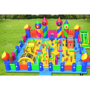 New Blessing Amusement <b>Games</b> <b>Inflatable</b> Trampoline Park Indoor Commercial Playground 3-Year Warranty Easy Setup 50-200 Capacity - Product Image 4