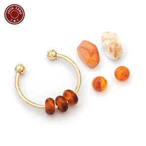 Conector de bikini, herrajes para trajes de baño, hebilla de forma irregular, vestido con flecos de cuentas para mujer, decoración metálica personalizada, hebilla de anillo con cuentas. - Product Image 5