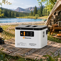 Station d'alimentation portable Dawnice 300W 896Wh LiFePO4, générateur solaire pour le camping, les pique-niques en plein air, les situations d'urgence à domicile, les pannes de courant