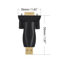 Adaptateur mâle USB vers RS232 avec chipset PL2303 Convertisseur série USB vers DB9 pour Win-dows