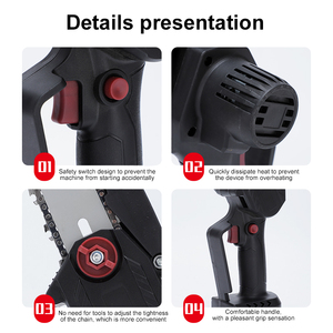 Vendita Diretta dalla Fabbrica <span class=keywords><strong>Sega</strong></span> Elettrica <span class=keywords><strong>a</strong></span> Catena Cordless <span class=keywords><strong>Professionale</strong></span> con <span class=keywords><strong>Batteria</strong></span> al Litio da 6 Pollici - Product Image 5