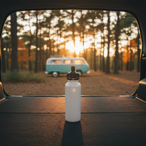 Bouteille d'eau isotherme en acier inoxydable écologique personnalisée avec couvercle à paille rabattable et poignée, idéale pour le sport, la <span class=keywords><strong>gym</strong></span>, les activités de plein air et les voyages - Product Image 1