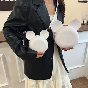 Nuevo ratón mujeres niños niño <span class=keywords><strong>bolso</strong></span> <span class=keywords><strong>Minnie</strong></span> hombro Diagonal <span class=keywords><strong>bolso</strong></span> Casual moda chica PU <span class=keywords><strong>bolso</strong></span> redondo regalos de cumpleaños - Product Image 1