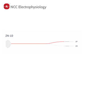 NCC 일회용 의료용 직선 바늘 양극성 다채널 기록 전극 ZN 시리즈 (1500-2500mm) EMG/EEG 색상 코드 - Product Image 2