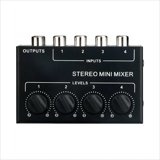 Demao CX400 Compact 4 Channel Monitor Headphone Amplifier Amp for Stage and Studios