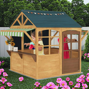 <span class=keywords><strong>Cabane</strong></span> de jeu <span class=keywords><strong>en</strong></span> <span class=keywords><strong>bois</strong></span> multifonctionnelle pour <span class=keywords><strong>enfants</strong></span> Décoration de jardin Cabine de jeu interactive pour <span class=keywords><strong>enfants</strong></span> - Product Image 4