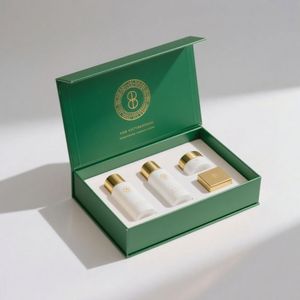 Luxury Black Rigid Child Proof Magnetic Cardboard Paper <b>Box</b> Custom Cosmetics Packaging Magnetic <b>Box</b> Design - Product Image 4