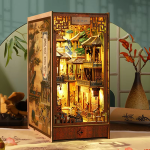 CAYI Han Palace Book Nook, Rompecabezas 3D de Madera, Kit de Miniatura para Librero, Inserto para Estante, Canción del Palacio Han, Book Nook - Product Image 2