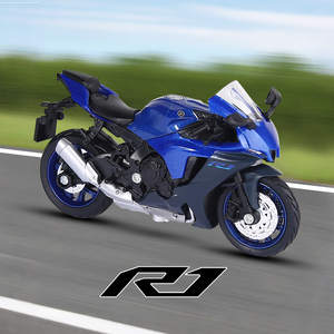 Modelo de Motocicleta Kawasaki H2 a Escala 1:18, de Aleación, con Acabado de Alta Simulación, Adorno Coleccionable para Escritorio y Regalo - Product Image 5