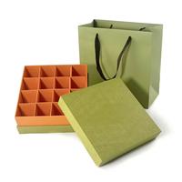Boîte d'emballage personnalisée de luxe recyclable pour dattes, bonbons et chocolats avec poignée en corde de coton, logo estampé or, boîte cadeau en carton