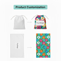 Toallas de Playa Personalizadas al por Mayor, Toallas de Playa de Microfibra de Secado Rápido con Logotipo, Impresión Personalizada, Ligeras con Bolsa de Transporte