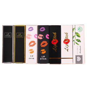 Paper Box Custom Fashion Gloss Cosmetic Lipstick Paper Box Packaging Wholesale Manufacture