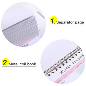 Wholesale 2025 Daily Weekly <strong>Planner</strong> Custom Printing Students Notebooks 2024-2025 <strong>Journals</strong> Agendas for School Business - Product Image 4