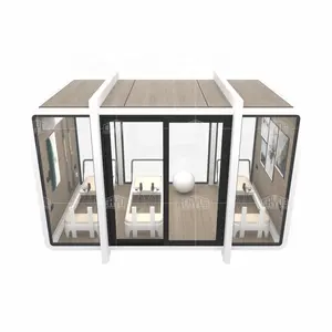 Grosir abu-abu rumah modern-Rumah Kit Prefabrikasi Rumah Kecil Rumah Modular Mobile Siap Dibuat