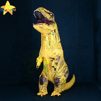 Funtoys Gonflable Dinosaure Dragon Mascotte Costume Fursuit Macotte Carnaval Noël Halloween pour Adulte