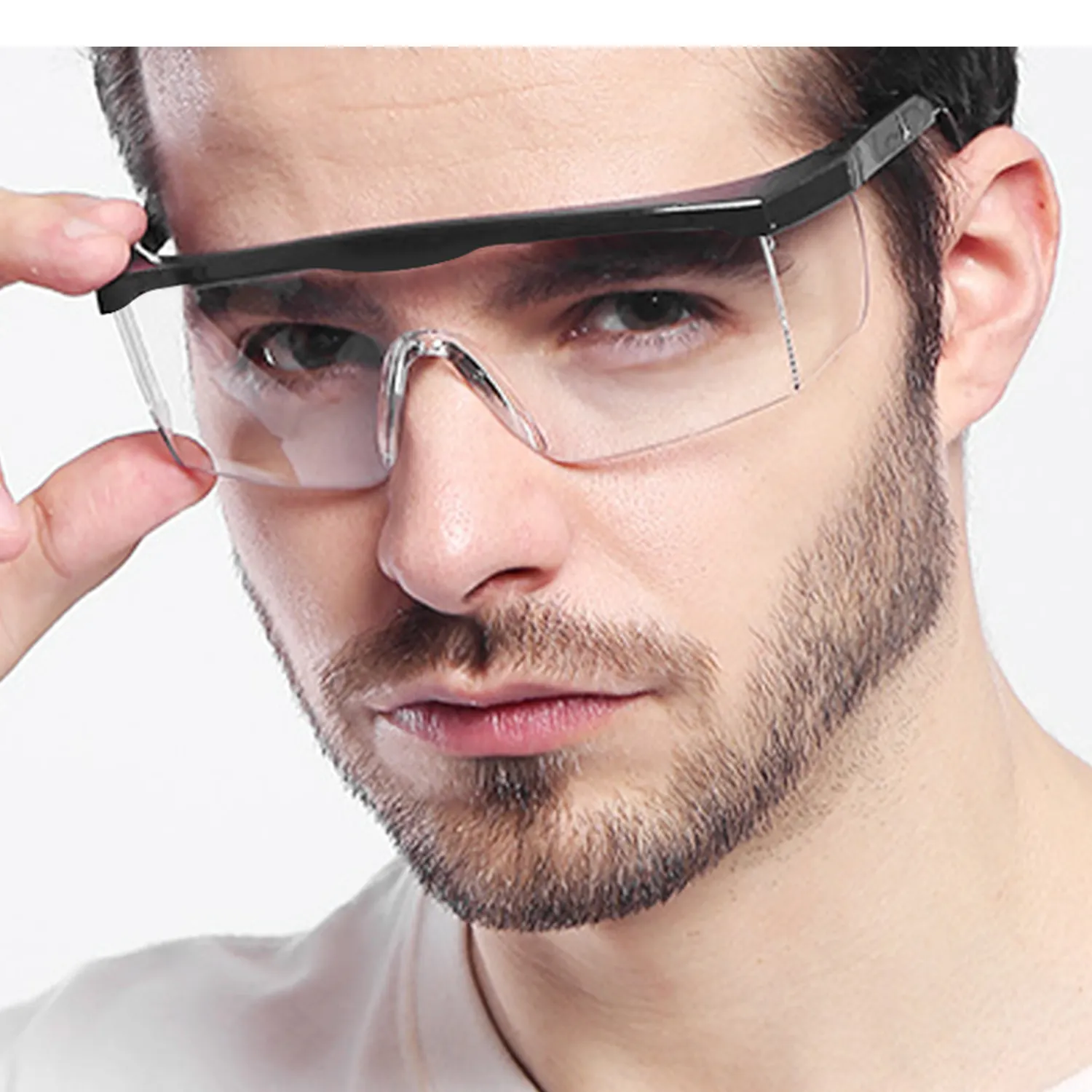 Z87 darbeye dayanıklı güvenlik gözlükleri gözlük üzerinde uyar