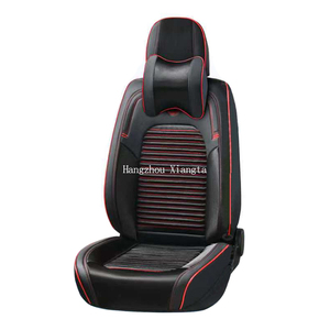 Funda de cuero para asiento de coche, conjunto completo de cojines de lujo, impermeables, 5D, 9D, 13 unidades - Product Image 3