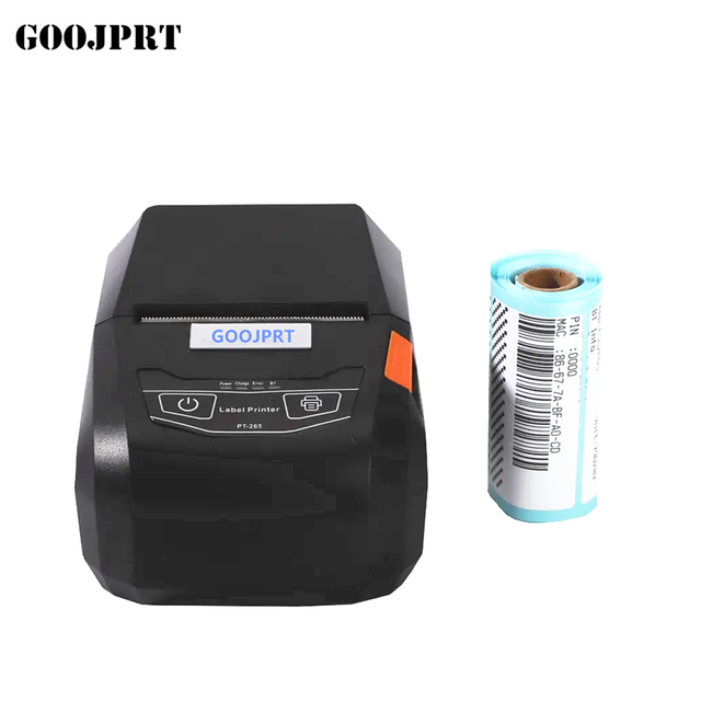 Thermal Label Printer Mobile Thermal Printer Blue Tooth