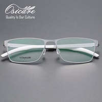 Monture de Lunettes Optiques de Marque de Luxe pour Hommes – Cadre Sport en Caoutchouc et Titane IP Sans Vis